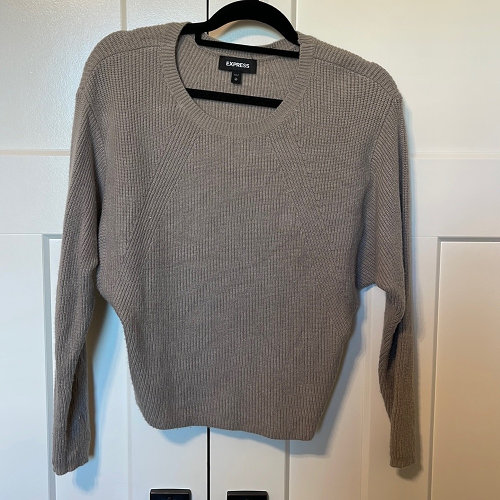 Express tan sweater